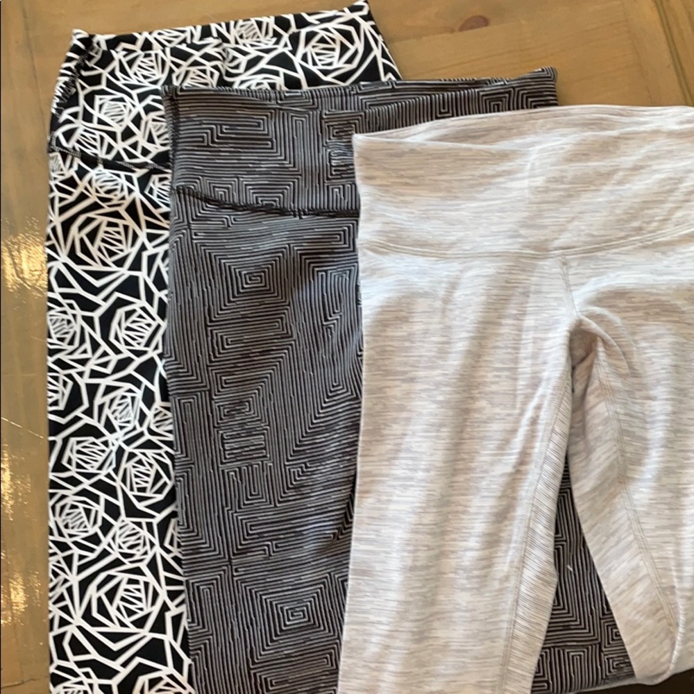 Lululemon Wunder Under crop set of 3